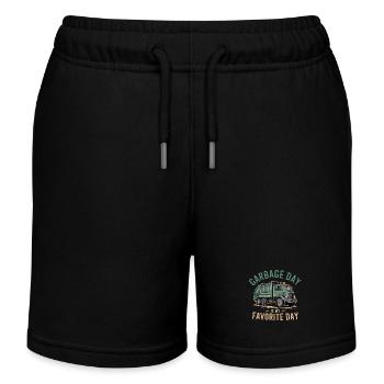 Müllabfuhrtag Ist Mein Lieblingstag - Humor für - Kinder Organic Joggingshorts Mini Bolter von Stanley/Stella - Schwarz - Vorne