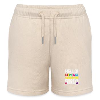 Bingo Spieler Hallo Bingo Saison - Kinder Organic Joggingshorts Mini Bolter von Stanley/Stella - Natur - Vorne