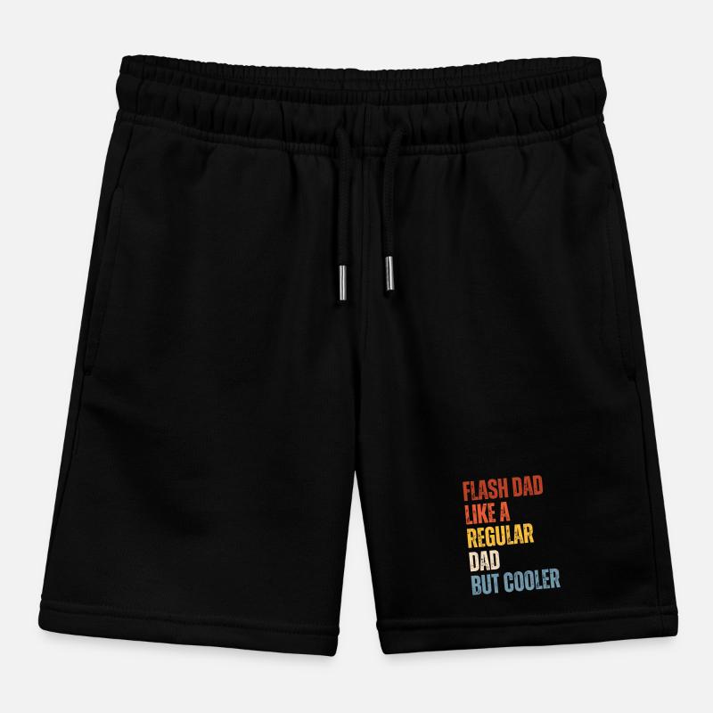 Bouldering Flash Papa Boulderer Kids Organic Sweat Shorts by Stanley/Stella