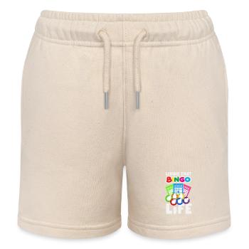 Vivez la vie de bingo avec style - Short de jogging enfant bio Stanley/Stella - écru doux - Devant