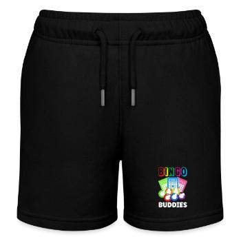 Bingo Buddies Cartes et Boules Fun - Short de jogging enfant bio Stanley/Stella - noir - Devant