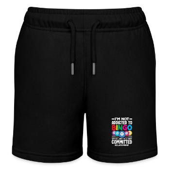 Bingo Engagiert Beziehung Aussage - Kinder Organic Joggingshorts Mini Bolter von Stanley/Stella - Schwarz - Vorne