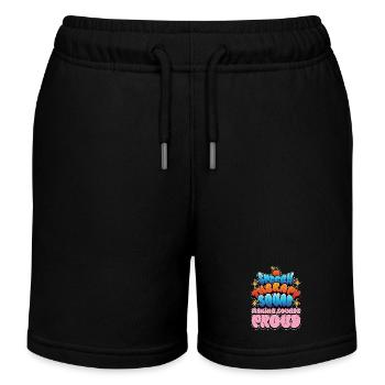 Speech Therapy Squad Making Language Therapist - Kinder Organic Joggingshorts Mini Bolter von Stanley/Stella - Schwarz - Vorne