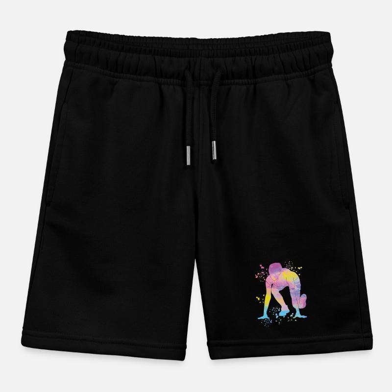 Sprinter Colorsplash Sprintender Sprint Kids Organic Sweat Shorts by Stanley/Stella