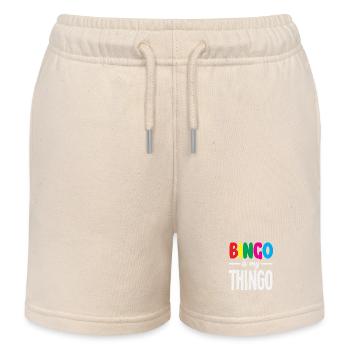 Le bingo est mon truc - Votre jeu - Short de jogging enfant bio Stanley/Stella - écru doux - Devant