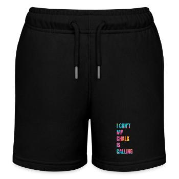 Je ne peux pas que ma craie appelle Boulderer - Short de jogging enfant bio Stanley/Stella - noir - Devant