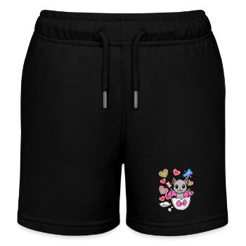 Bat Eggshell Birth Egg Children Child - Kids Organic Sweat Shorts by Stanley/Stella - black - Front