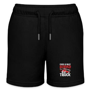 Camion de restauration de snacks - Short de jogging enfant bio Stanley/Stella - noir - Devant