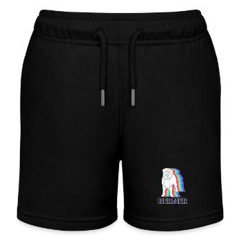 Berner Sennenhund - Kinder Organic Joggingshorts Mini Bolter von Stanley/Stella - Schwarz - Vorne