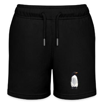 Pingouins Pingouin - Short de jogging enfant bio Stanley/Stella - noir - Devant