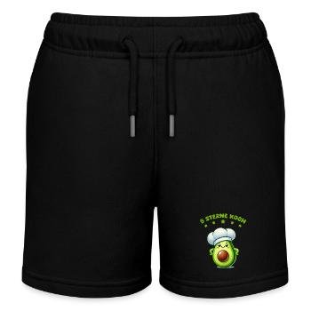 Cuisinier à l’avocat - Short de jogging enfant bio Stanley/Stella - noir - Devant