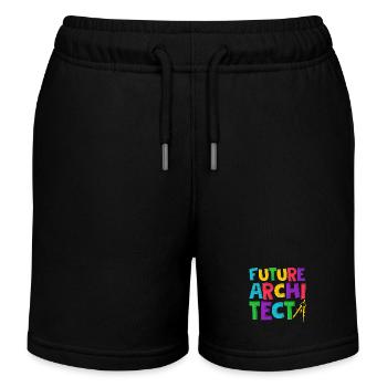 Architecte - Short de jogging enfant bio Stanley/Stella - noir - Devant