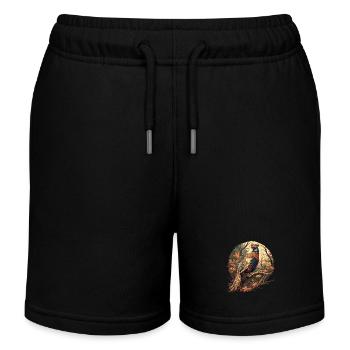 Faisans Faisan - Short de jogging enfant bio Stanley/Stella - noir - Devant