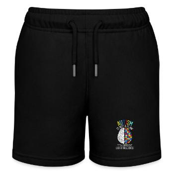 Autist Autismus - Different Kind Of Brilliance - Kinder Organic Joggingshorts Mini Bolter von Stanley/Stella - Schwarz - Vorne
