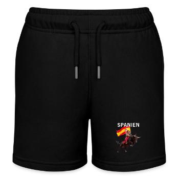 ESPAGNE - Short de jogging enfant bio Stanley/Stella - noir - Devant