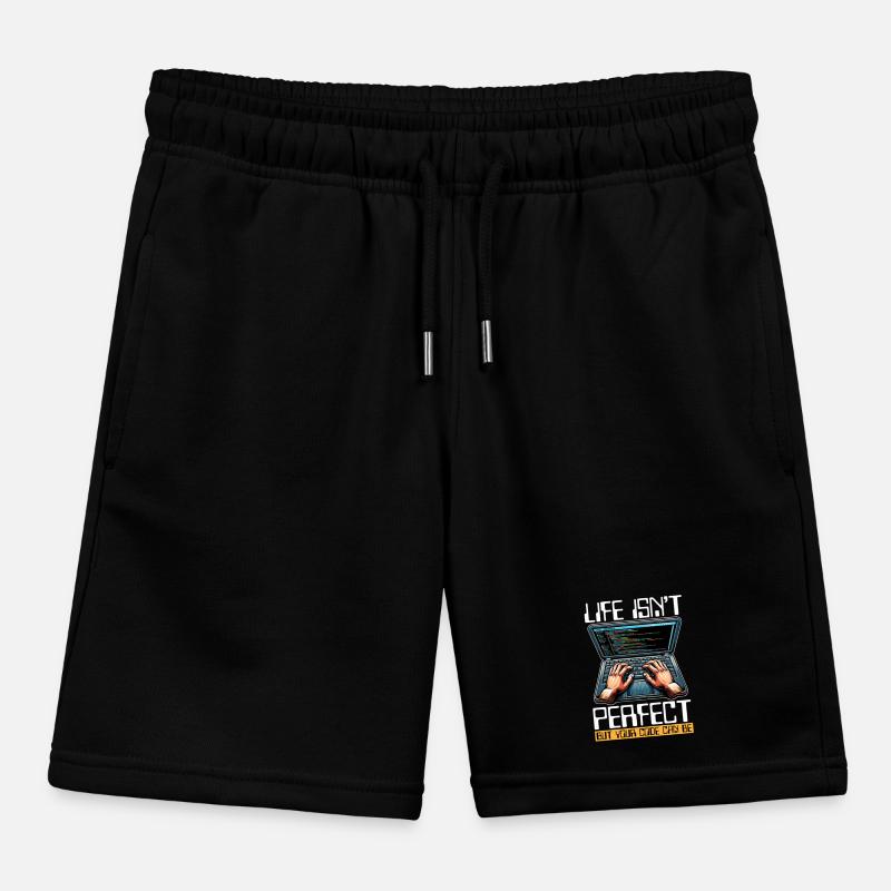 Coder Life Isn't Perfect But Your Code Developer Kinder Organic Joggingshorts Mini Bolter von Stanley/Stella