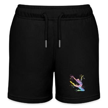 Turner Boden Kunstturnen - Kinder Organic Joggingshorts Mini Bolter von Stanley/Stella - Schwarz - Vorne
