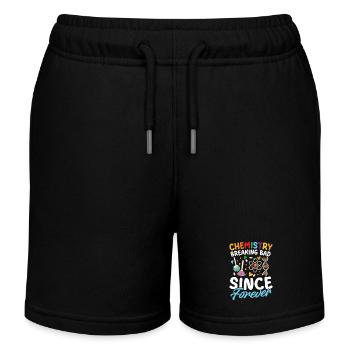 Chemie Breaking Seit Ewigkeiten STEM Bildung - Kinder Organic Joggingshorts Mini Bolter von Stanley/Stella - Schwarz - Vorne