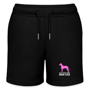 Great Dane - Kids Organic Sweat Shorts by Stanley/Stella - black - Front