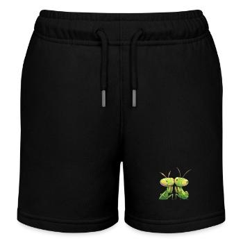 Praying mantises Praying mantis - Kids Organic Sweat Shorts by Stanley/Stella - black - Front