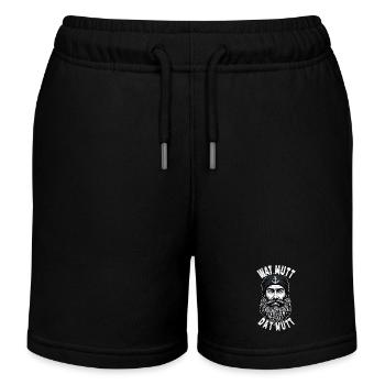 Marin de la mer du Nord de la Frise orientale Wat Mutt Dat Mutt - Short de jogging enfant bio Stanley/Stella - noir - Devant