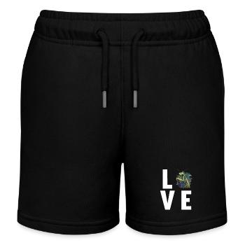 Praying mantises Praying mantis - Kids Organic Sweat Shorts by Stanley/Stella - black - Front