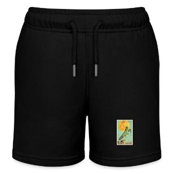 Praying mantises Praying mantis - Kids Organic Sweat Shorts by Stanley/Stella - black - Front