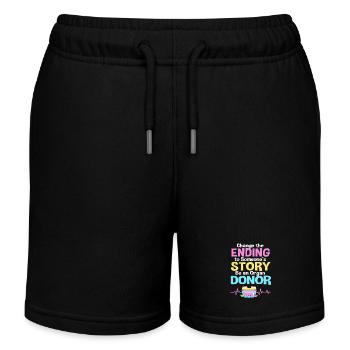 Nierenspender Spender Niere - Kinder Organic Joggingshorts Mini Bolter von Stanley/Stella - Schwarz - Vorne