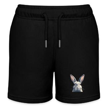 Lapin Lapin - Short de jogging enfant bio Stanley/Stella - noir - Devant