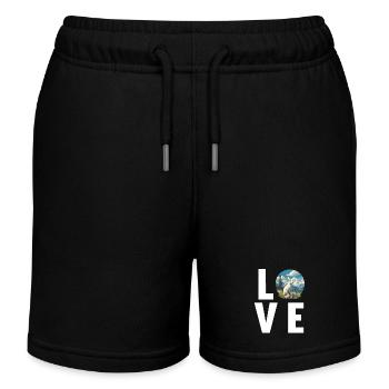 Lapin Lapin - Short de jogging enfant bio Stanley/Stella - noir - Devant