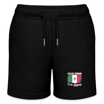 Mexico Souvenir - Cool North America Travel - Kids Organic Sweat Shorts by Stanley/Stella - black - Front