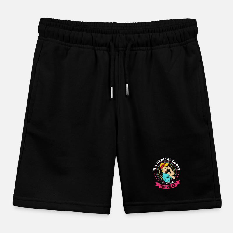 Medical programmer Kids Organic Sweat Shorts by Stanley/Stella