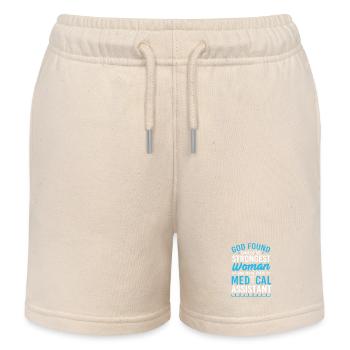 MFA Medical Physician - Kids Organic Sweat Shorts by Stanley/Stella - soft Ecru - Front