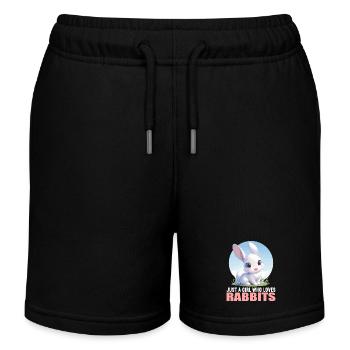 Lapin Lapin - Short de jogging enfant bio Stanley/Stella - noir - Devant