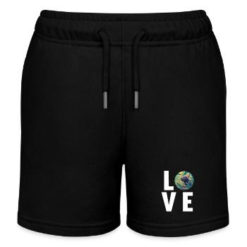 Rat Rat - Short de jogging enfant bio Stanley/Stella - noir - Devant