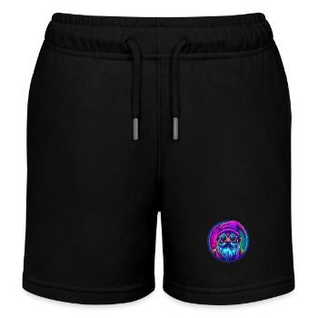 Cosmic Magic Dwarf - Kids Organic Sweat Shorts by Stanley/Stella - black - Front