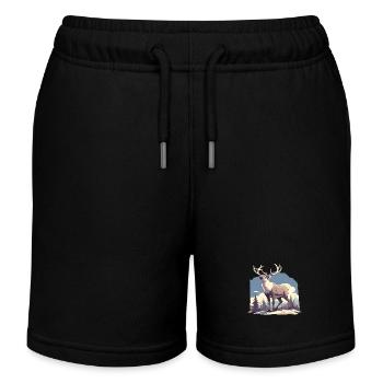 Renne Renne - Short de jogging enfant bio Stanley/Stella - noir - Devant
