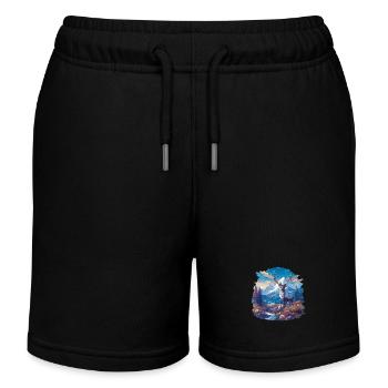 Renne Renne - Short de jogging enfant bio Stanley/Stella - noir - Devant