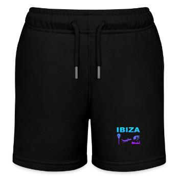 Ibiza Vibes - Kinder Organic Joggingshorts Mini Bolter von Stanley/Stella - Schwarz - Vorne