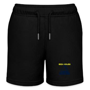 Ibiza House - Kinder Organic Joggingshorts Mini Bolter von Stanley/Stella - Schwarz - Vorne