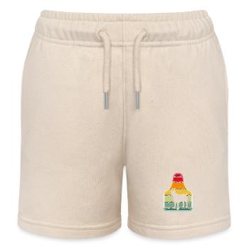 Livestock Breeders - Kids Organic Sweat Shorts by Stanley/Stella - soft Ecru - Front