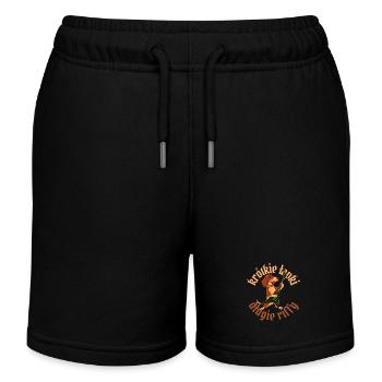 Gitarre Hund Dackel Metall - Kinder Organic Joggingshorts Mini Bolter von Stanley/Stella - Schwarz - Vorne
