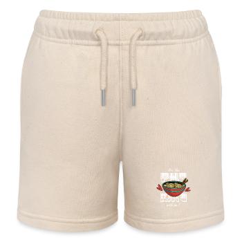 Are You Pho King With Me? Funny Pho Noodle Soup - Kids Organic Sweat Shorts by Stanley/Stella - soft Ecru - Front