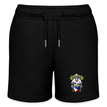 Philippines Carabao - Short de jogging enfant bio Stanley/Stella - noir - Devant