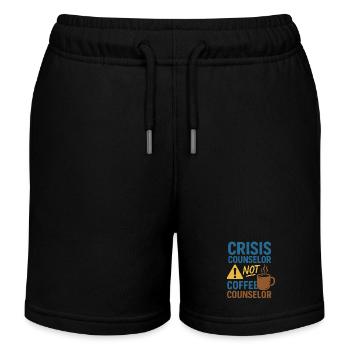 Die Sozialarbeiterin Unterstützt Die Psychische - Kinder Organic Joggingshorts Mini Bolter von Stanley/Stella - Schwarz - Vorne