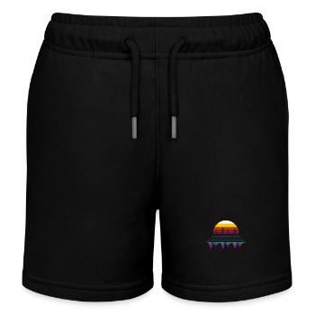 Djing Label Keyboard DJ - Kids Organic Sweat Shorts by Stanley/Stella - black - Front