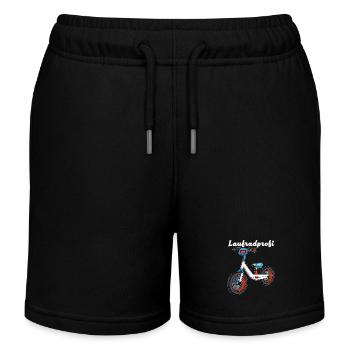 PROFESSIONAL WHEEL - Kids Organic Sweat Shorts by Stanley/Stella - black - Front