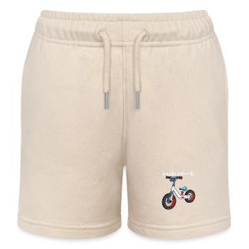 ROUE PROFESSIONNELLE - Short de jogging enfant bio Stanley/Stella - écru doux - Devant