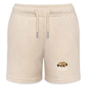 Official Sleep Shirt - Kids Organic Sweat Shorts by Stanley/Stella - soft Ecru - Front