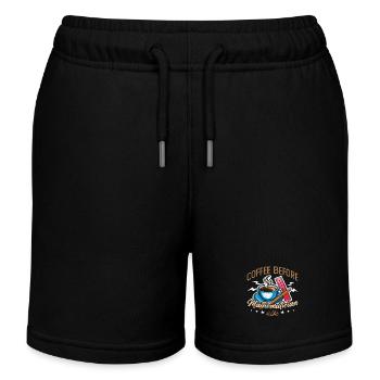 Mathématicien Professeur de mathématiques Professeur de mathématiques Amateur de café - Short de jogging enfant bio Stanley/Stella - noir - Devant
